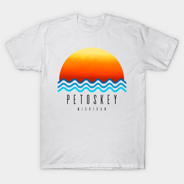 Petoskey Sunset T-Shirt by Megan Noble